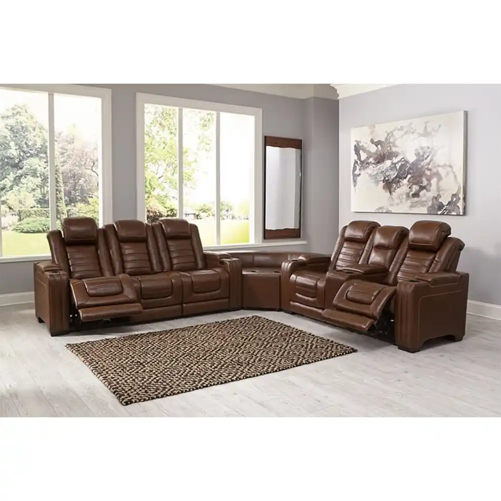 ASHLEY FURNITURE Backtrack 3-Piece Power Reclining Sectional ASHLEY FURNITURE - Image 1